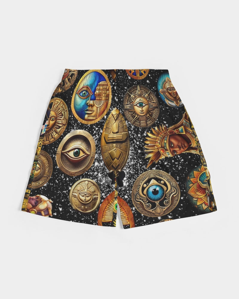 Evil Eye Abtrak Men's All-Over Print Jogger Shorts