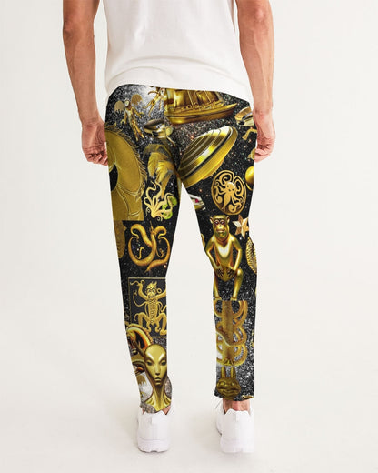 Outer Space Abstrak Men's All-Over Print Joggers