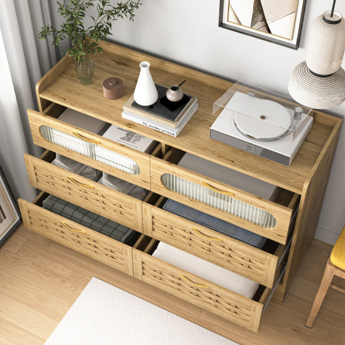 Wooden 6-drawer Bedroom Vanity