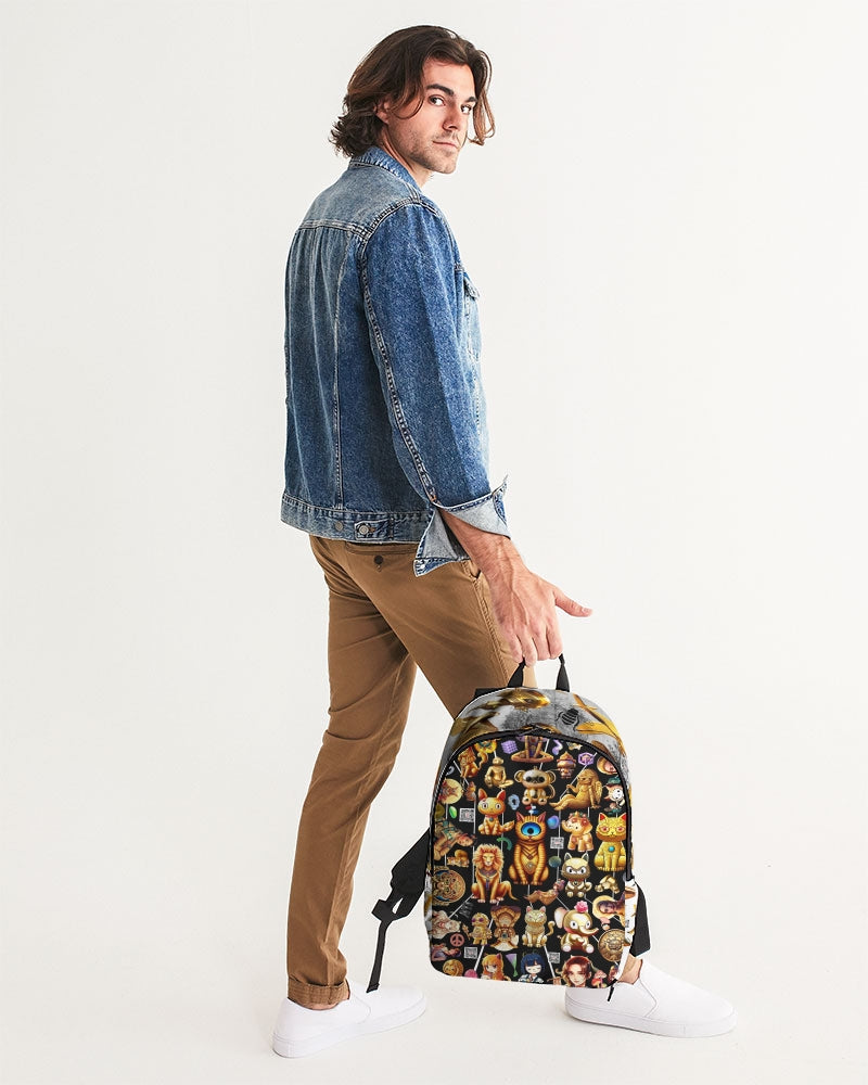 Planes Abstrak Large Backpack