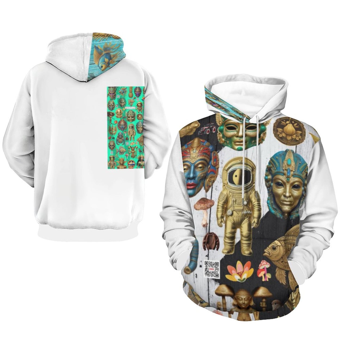 230gsm Printed Hoodie for Men (All-Over Printing)