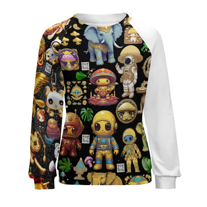 280gsm Custom Sweatshirt Designs Raglan Style RHDEC2 (All-Over Printing)