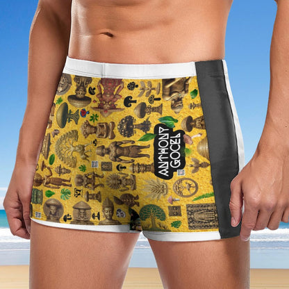 Fashionable Men's  boardshorts Swim Trunks DN003 (All-Over Printing)