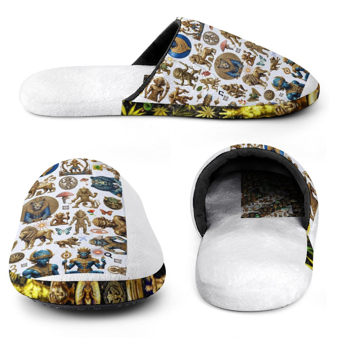 Flannel Ladies Cotton Slippers