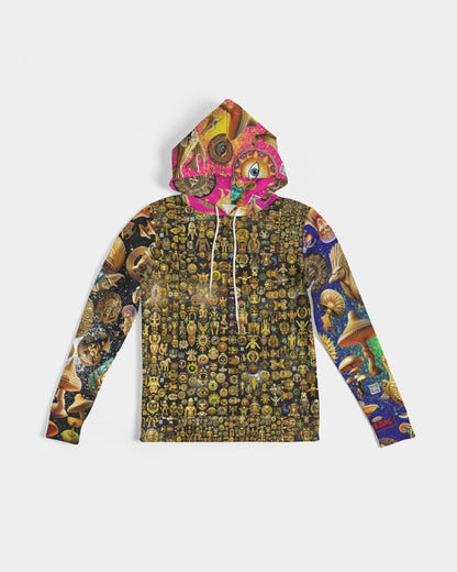 Nature Abstrak Women's All-Over Print Hoodie