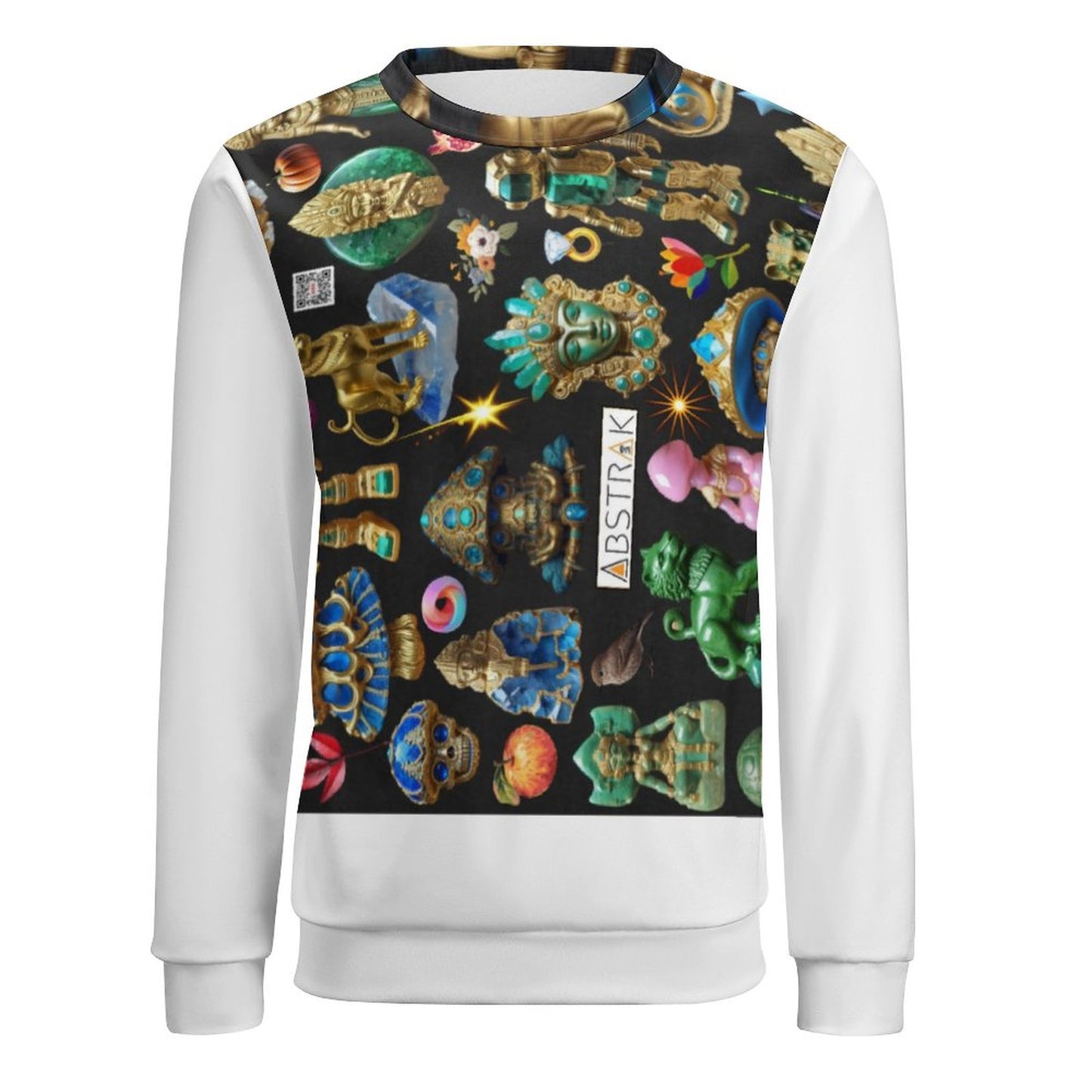 250gsm Round Neck Men's Sweatshirt 4T35 (All-Over Printing)