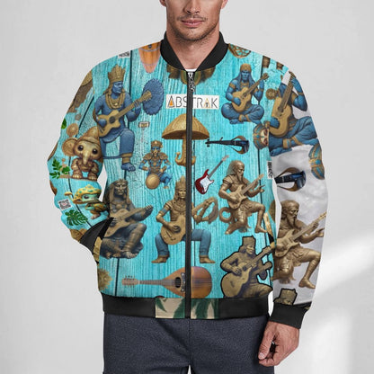 180gsm Zipper Bomber Jacket BMJ (All-Over Printing)