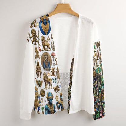 Long Sleeve Drop Shoulder Open Shirt NZ055 (All-Over Printing)