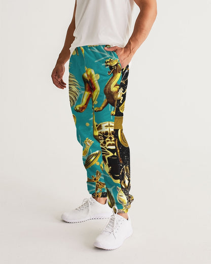 Outer Space Abstrak Men's All-Over Print Track Pants