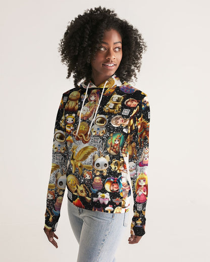 Womens Abstrak Women's All-Over Print Hoodie