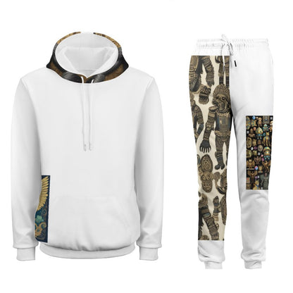 250gsm Imitation Cotton Hoodie & Joggers Set 4T03 (All-Over Printing)