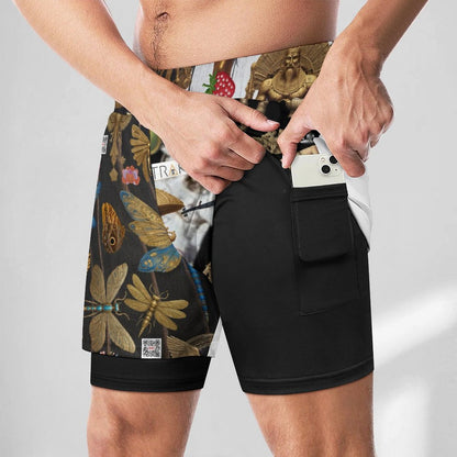 Men Beach Shorts with 4 Pockets DS076