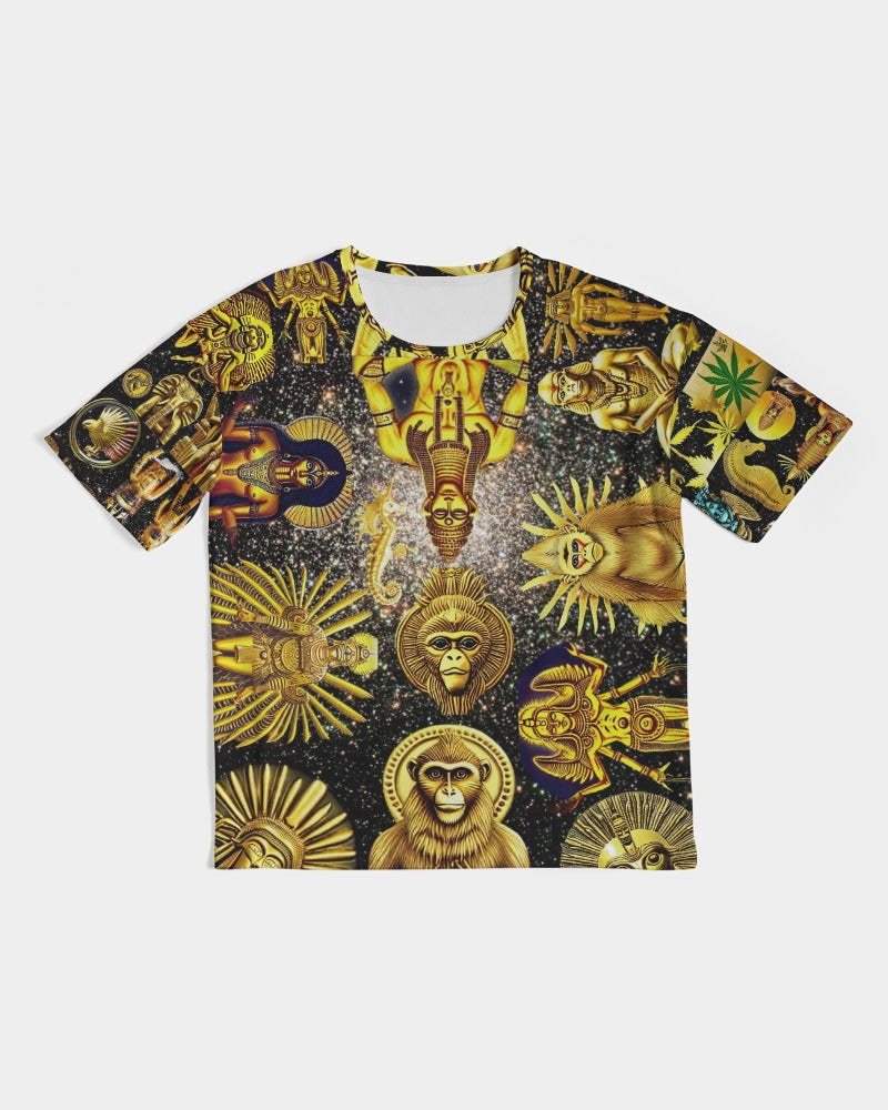 Ancient Abstrak Men's All-Over Print Premium Heavyweight Tee