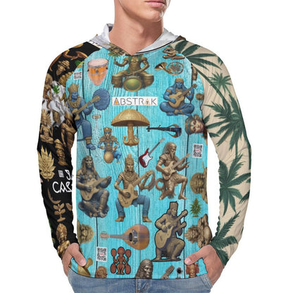 Men's Long Sleeve Hoodie NZ145 (All-Over Printing)