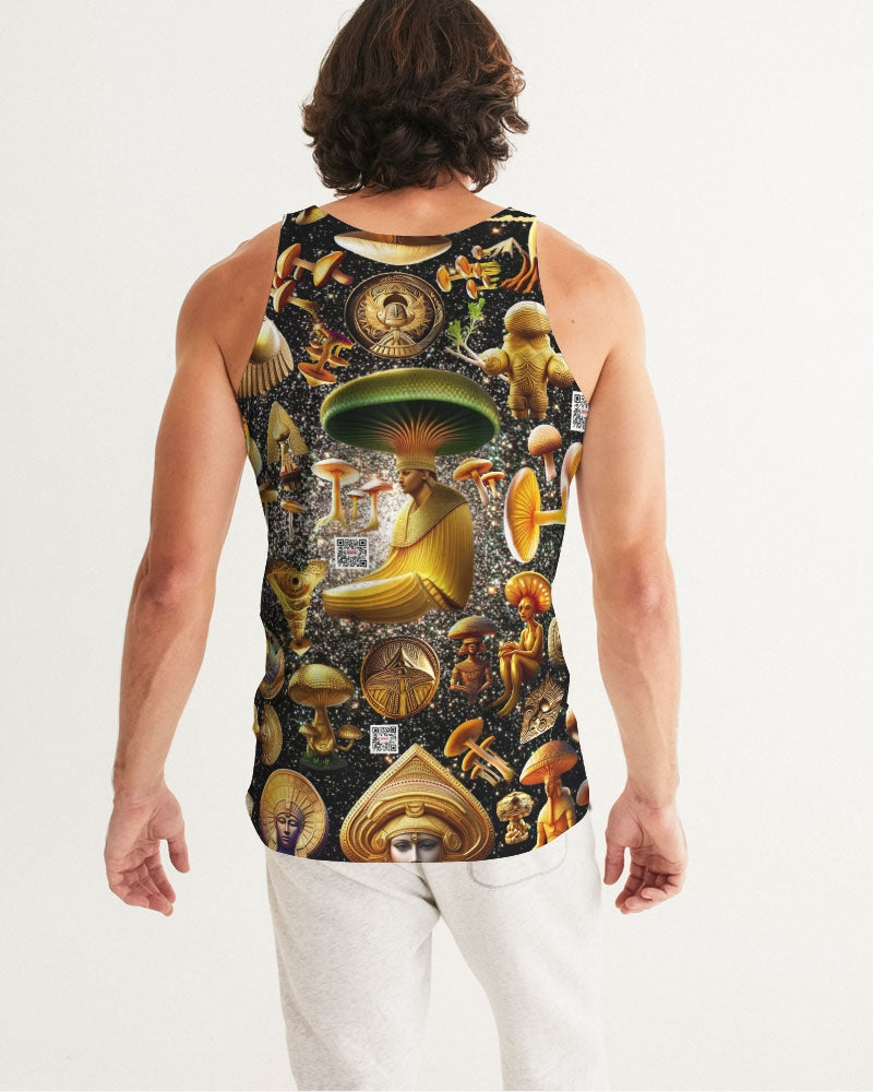 Illustration Abstrak Men's All-Over Print Tank