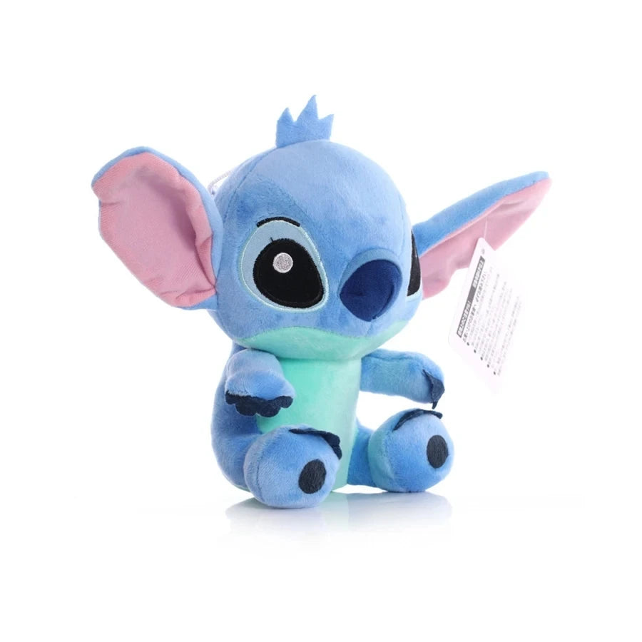 20cm Original Plush Stitch Baby Movie Cartoon Model Doll Children Action Figures Stuffed Toys Pendant Gifts