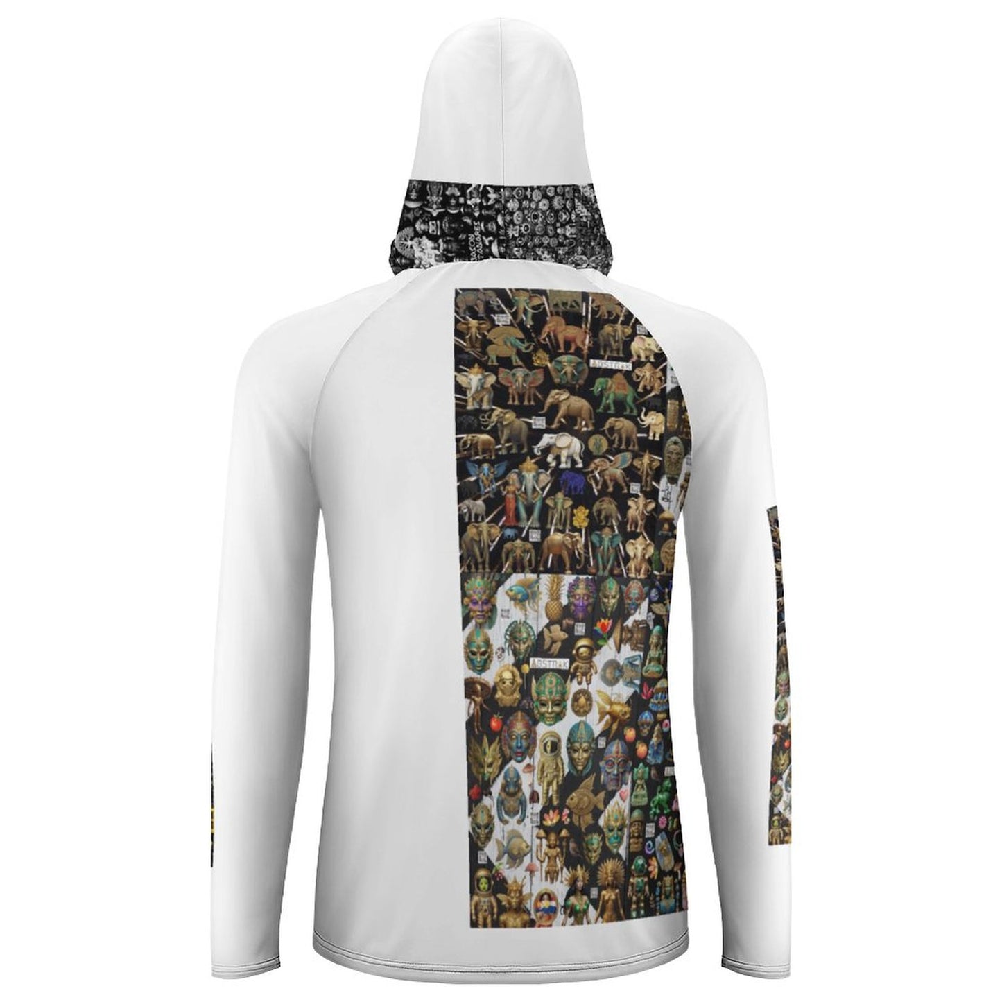 Men's Long Sleeve Hoodie NZ145 (All-Over Printing)