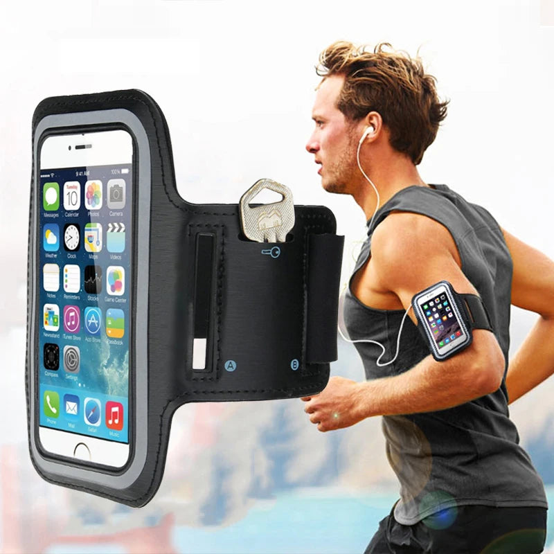 Mobile Phone Bag Case for Running Bracelet Holder for Xiaomi Pocophone F1 Mi  iPhone 15 13 12 11 Huawei P40 Samsung Armband Case