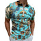 Men's Short Sleeve POLO Shirt with Zipper B470 (All-Over Printing)