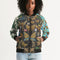 Abstrak dragonfly Women's All-Over Print Bomber Jacket