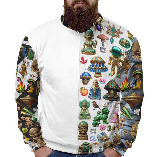 250gsm Round Neck Men's Sweatshirt 4T35 (All-Over Printing)