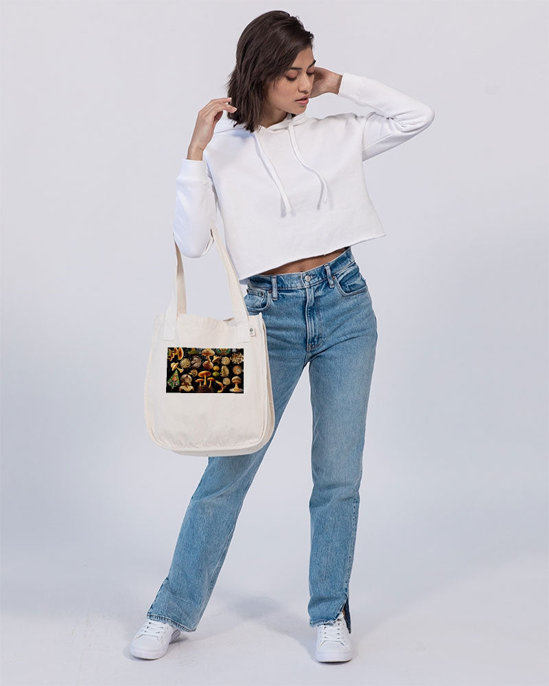 Nature Abstrak Organic Cotton Canvas Market Tote | Econscious