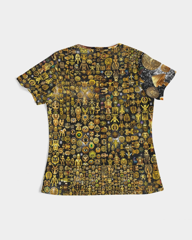 Nature Abstrak Women's All-Over Print Tee