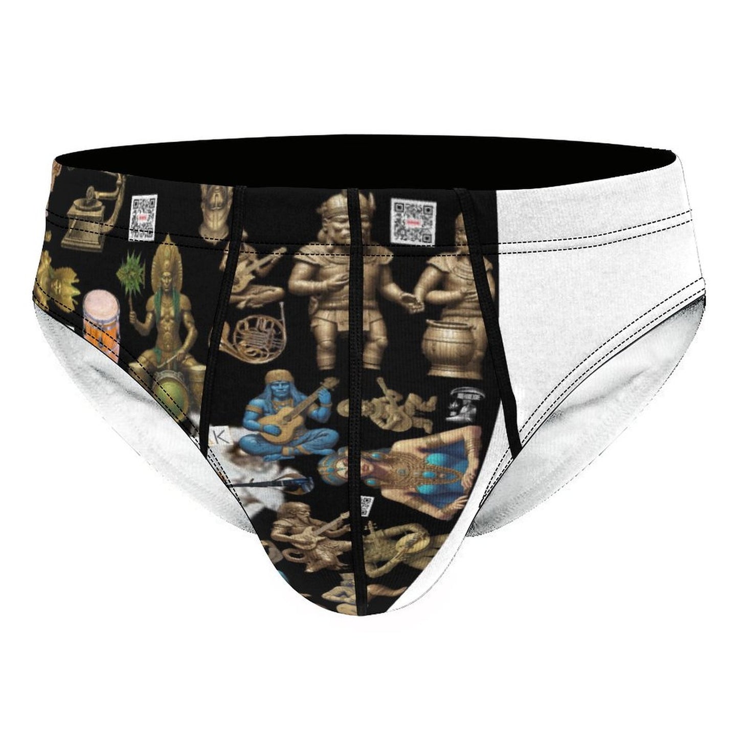 180gsm Milk Silk Men's Briefs K44 (All-Over Printing)