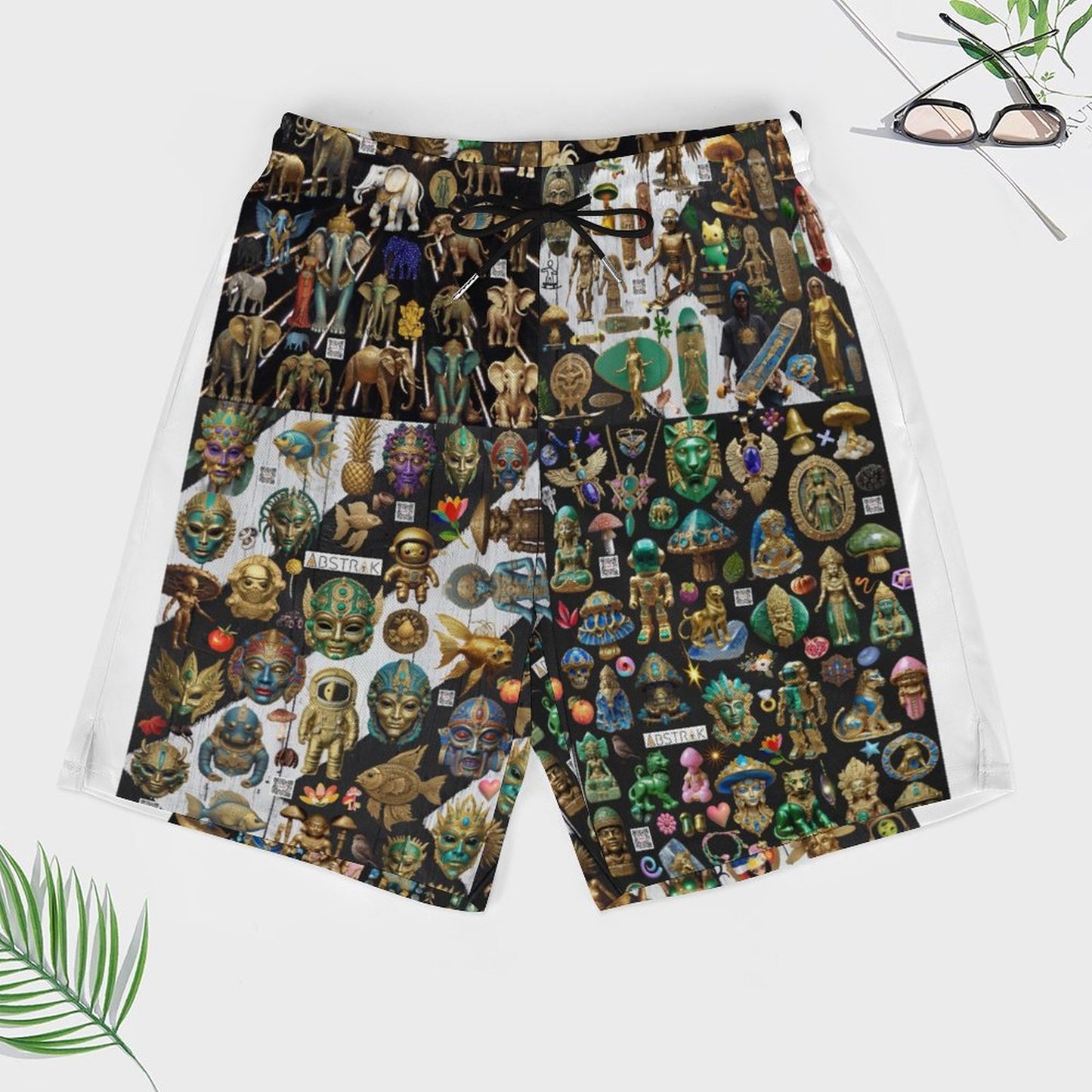 Men's Beach Shorts with 4 Pockets