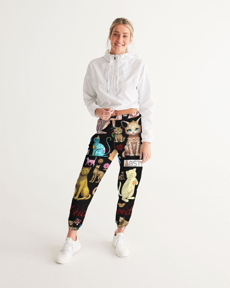 Leidy Abstrak Women's All-Over Print Track Pants