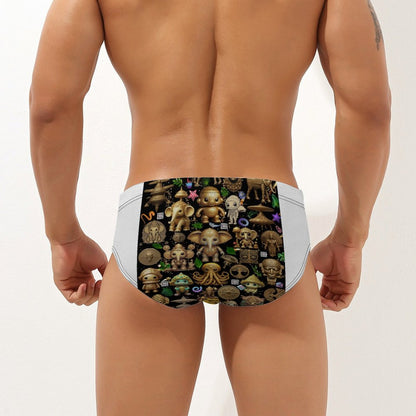 Trendy beach mens swim shorts NK05