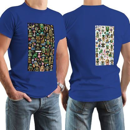 DTG 150gsm Short Sleeve Tshirt Men (High Definition & Dual-sided Printing)