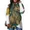 230gsm Poncho-style Long Sleeve Women Hoodie with Irregular Hem DS001 (All-Over Printing)