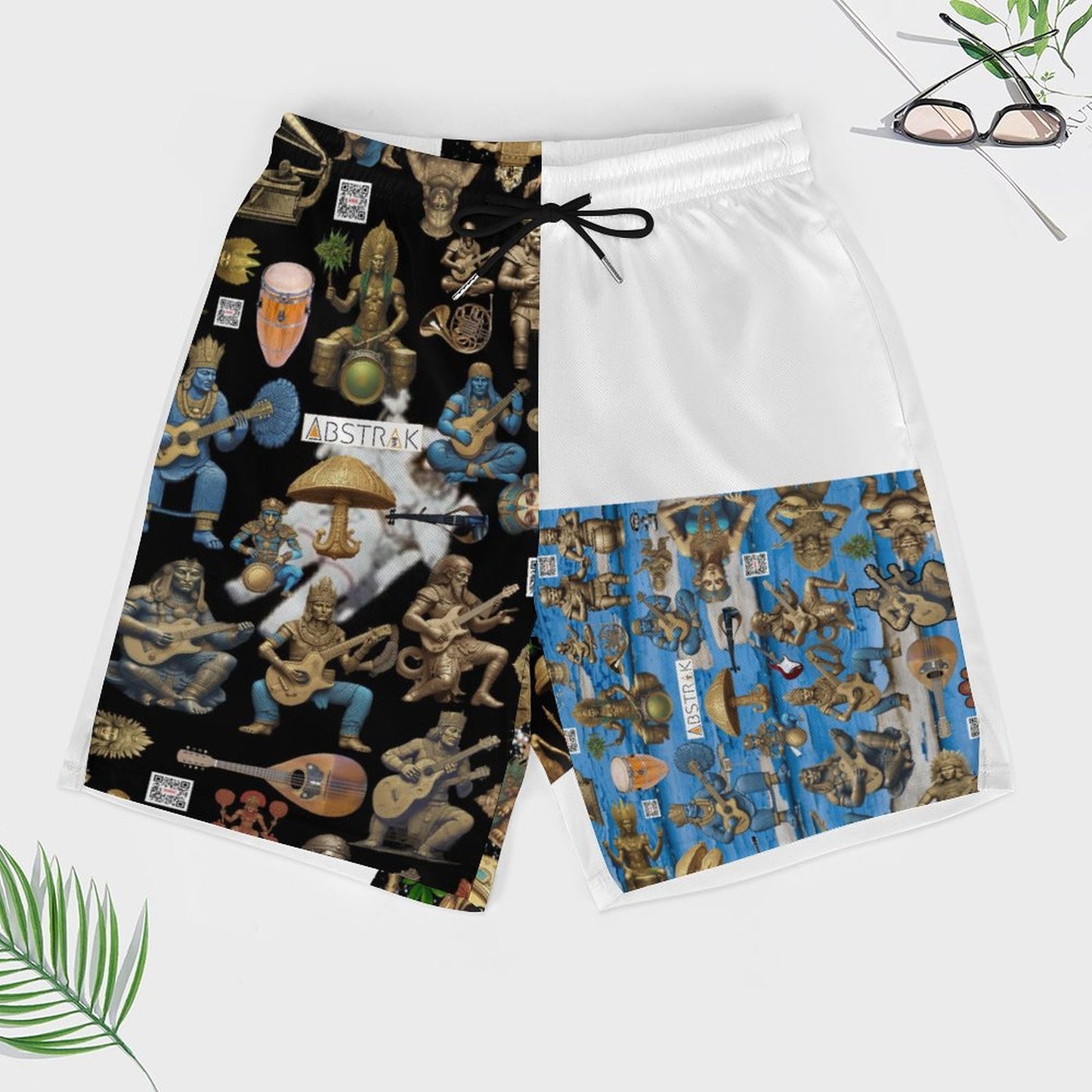 Men's Hawaiian shorts with 4 Pockets