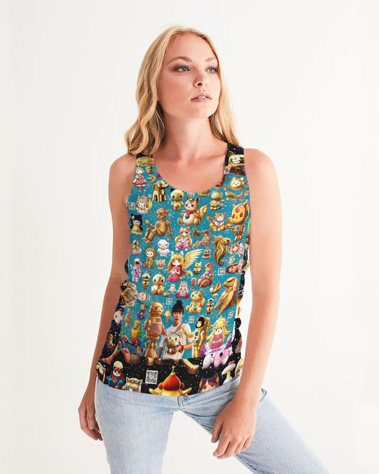 Womens Abstrak Women's All-Over Print Tank