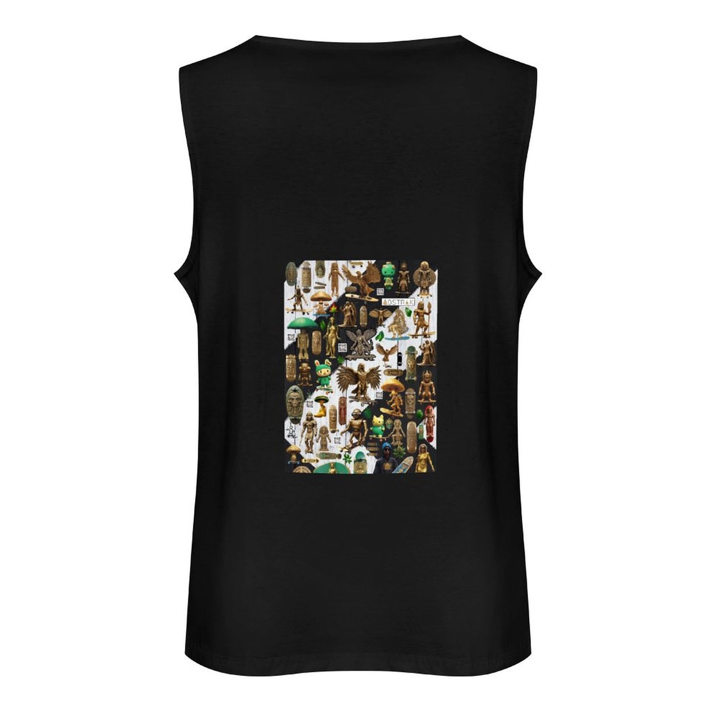 DTF 160gsm Men's Cotton Tank Top BX (Dual-sided Printing)