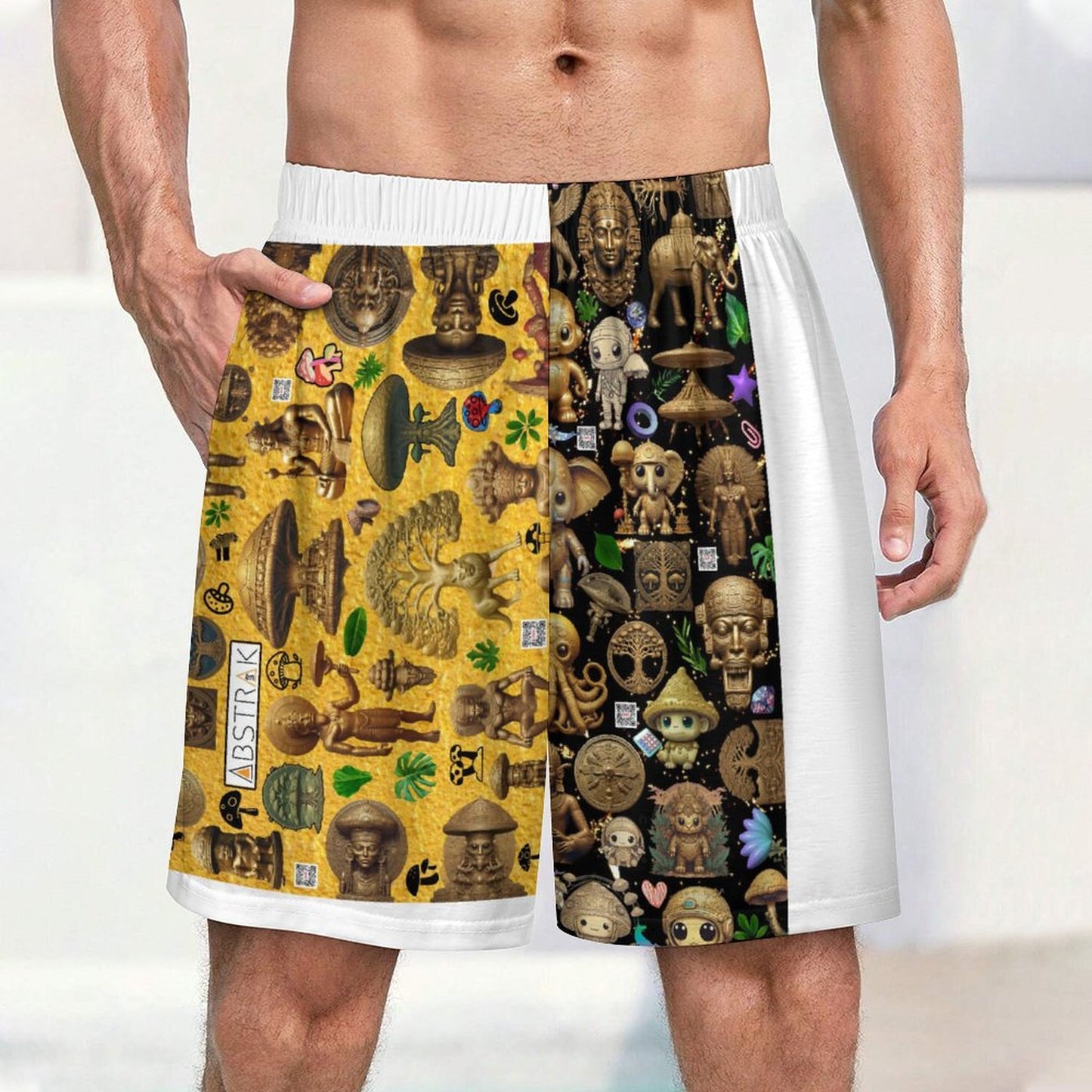 170gsm Pajama Shorts for Men LM012 (All-Over Printing)