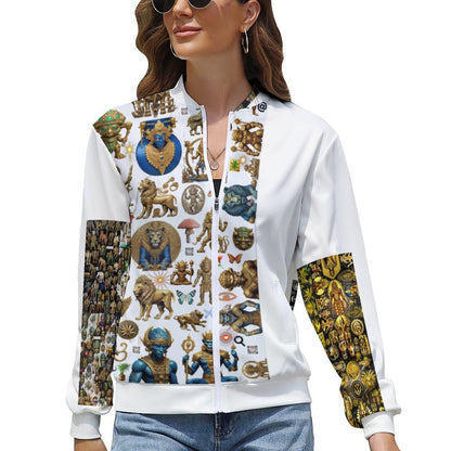 Women's Zipper Jacket LLJK (All-Over Printing)