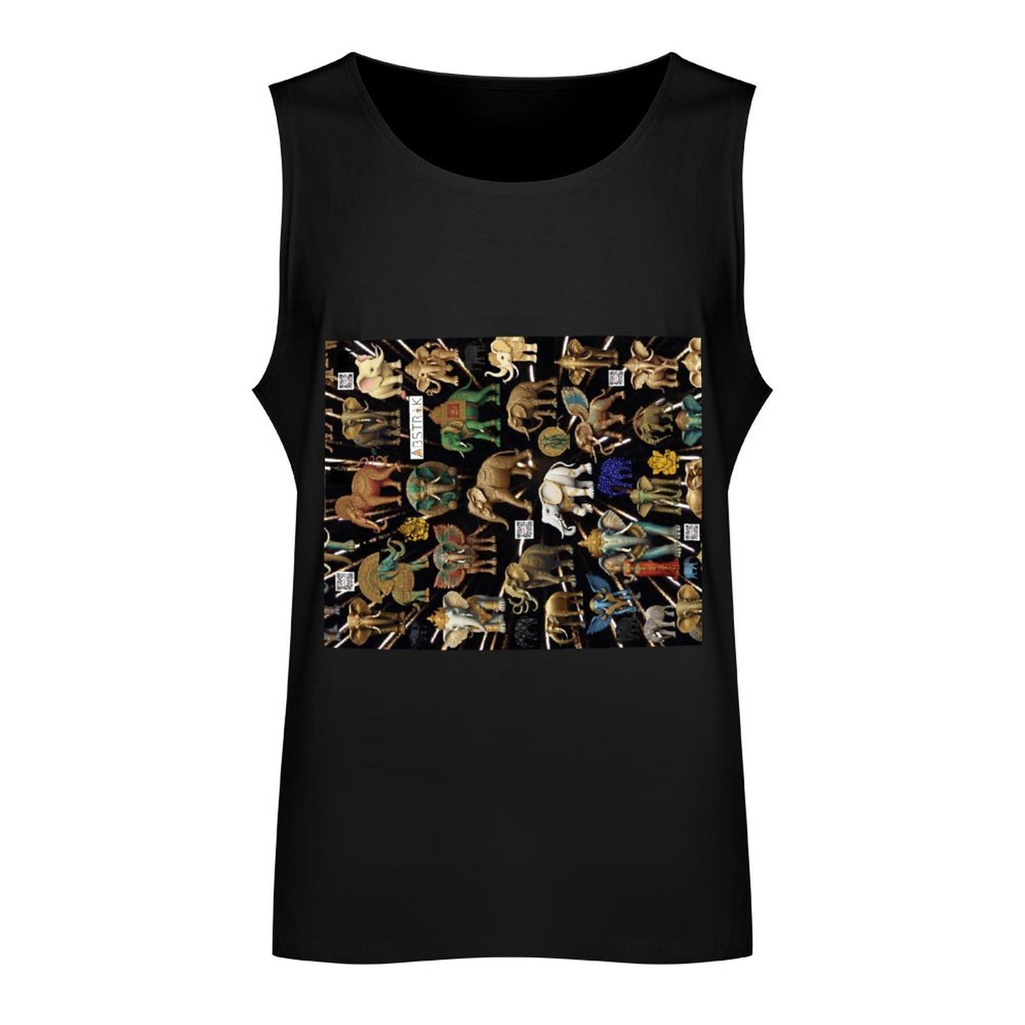 DTF 160gsm Men's Cotton Tank Top BX (Dual-sided Printing)