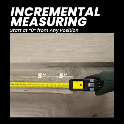 3-in-1 Digital Tape Measure, 330Ft Laser Measurement Tool & Auto Lock Tape with Instant Digital Readout,