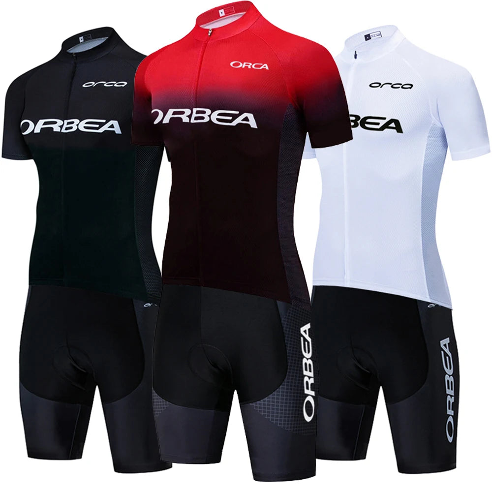 2024 ORBEA ORCA Cycling Jersey Bike Shorts Set Men Women Quick dry Ropa Ciclismo 4 Pockets Summer Pro Bicycle T-Shirt Clothing