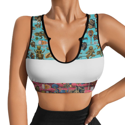 Custom Printed Yoga Tank Tops YJ053 (All-Over Printing)