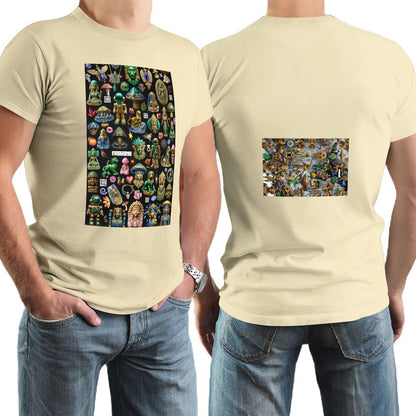 DTG 150gsm Short Sleeve Tshirt Men (High Definition & Dual-sided Printing)