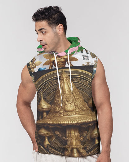 IMG_9222 Men's All-Over Print Heavyweight Sleeveless Hoodie