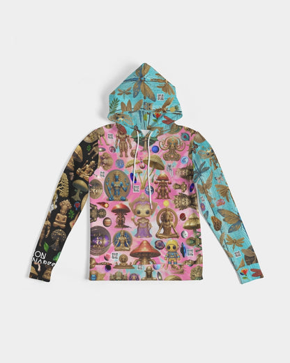 Abstrak dragonfly Women's All-Over Print Hoodie