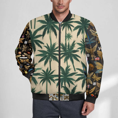 180gsm Zipper Bomber Jacket BMJ (All-Over Printing)