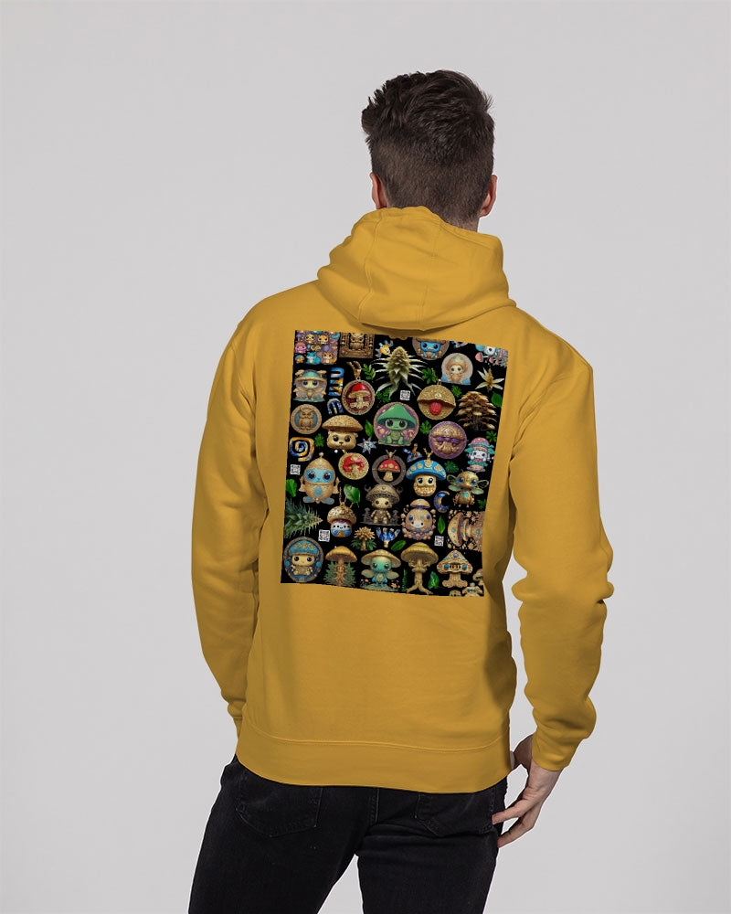 Mushroom Abstak Collection Unisex Premium Pullover Hoodie | Lane Seven