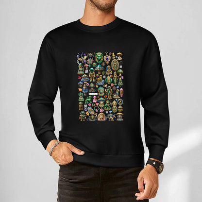 DTF 250gsm Cotton Men's Sweatshirt (Dual-sided Printing)