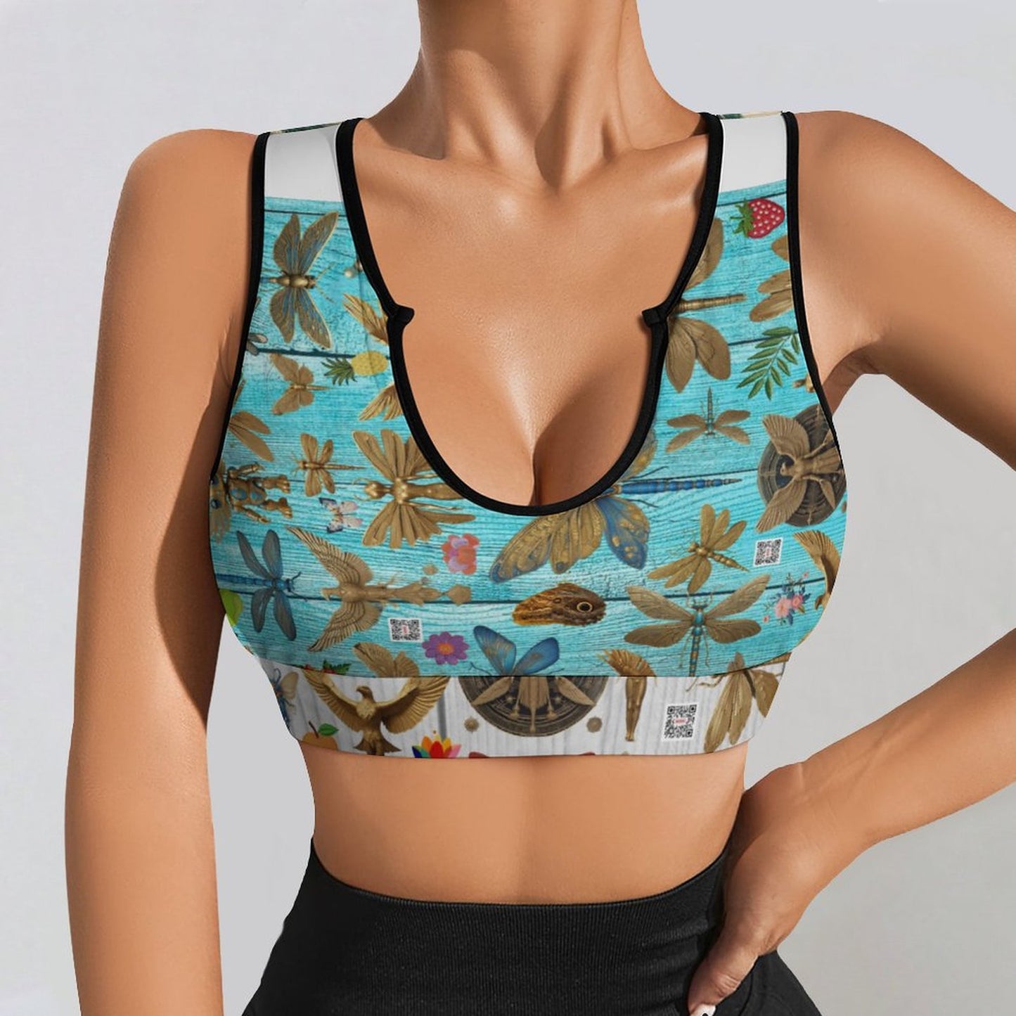 Custom Printed Yoga Tank Tops YJ053 (All-Over Printing)