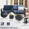 Aluminum Patio Furniture, 8 Pieces Metal Outdoor Furniture Set,Sofa Sets with Coffee Table (Included Waterproof Covers)